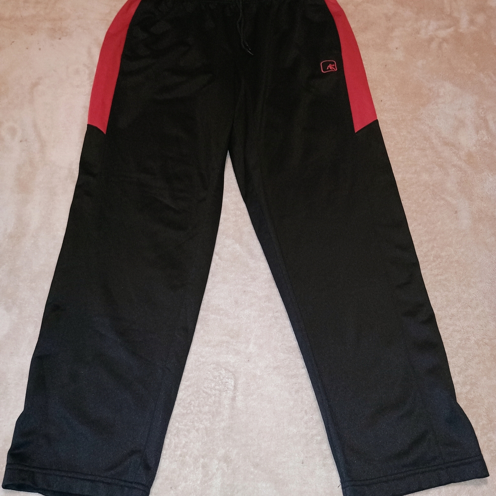 And1  Black and Red Joggerwarm Up Pants By And 1.